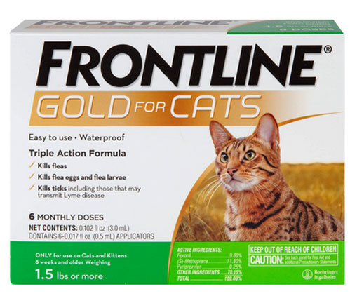 Frontline for cats
